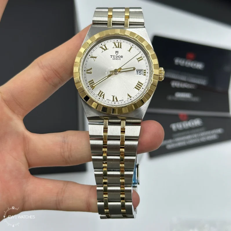 Tudor Royal 38mm 28503-0001 Silver Roman Steel 2022 - Image 4